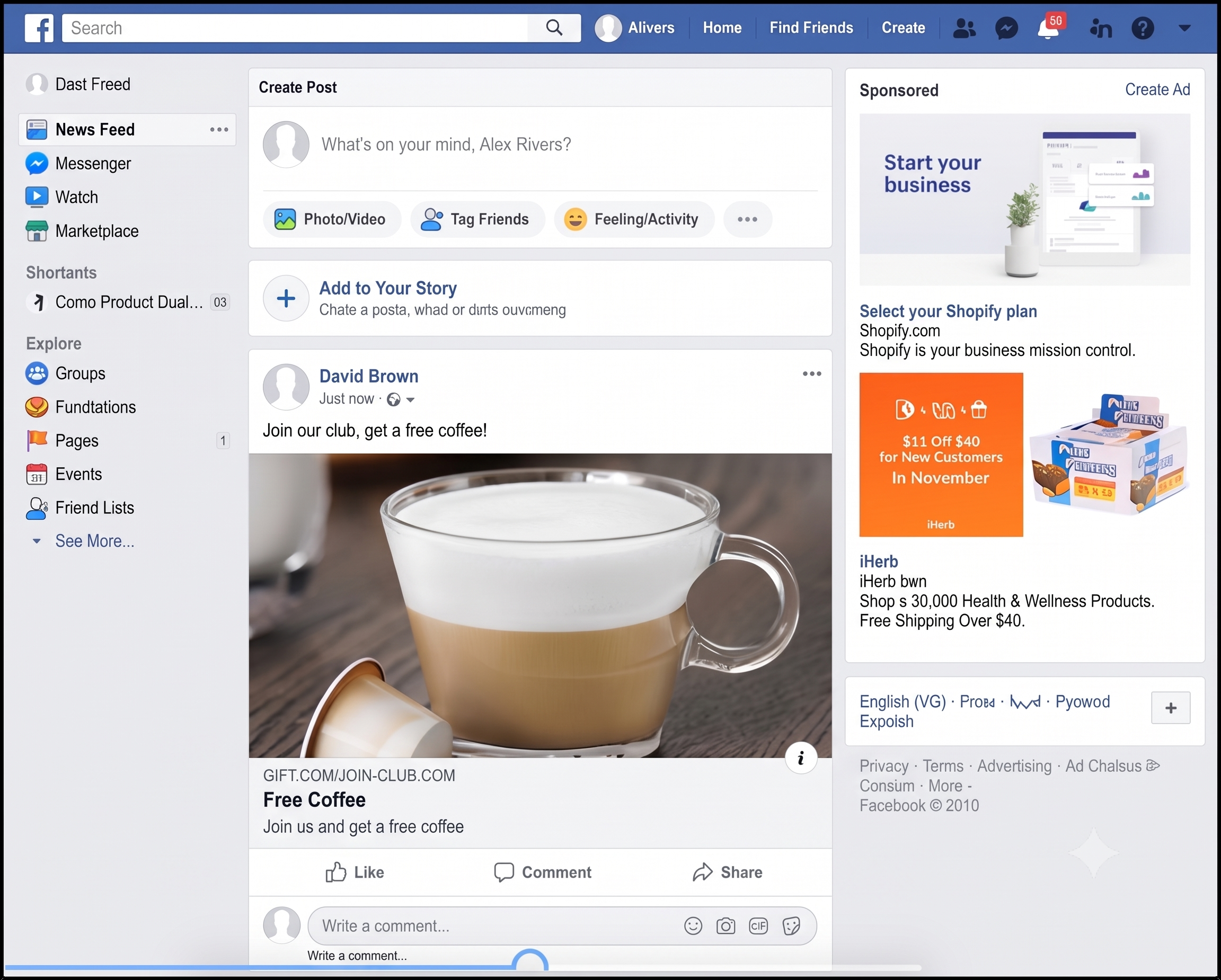 The business publishes the gift on their Social Media.png