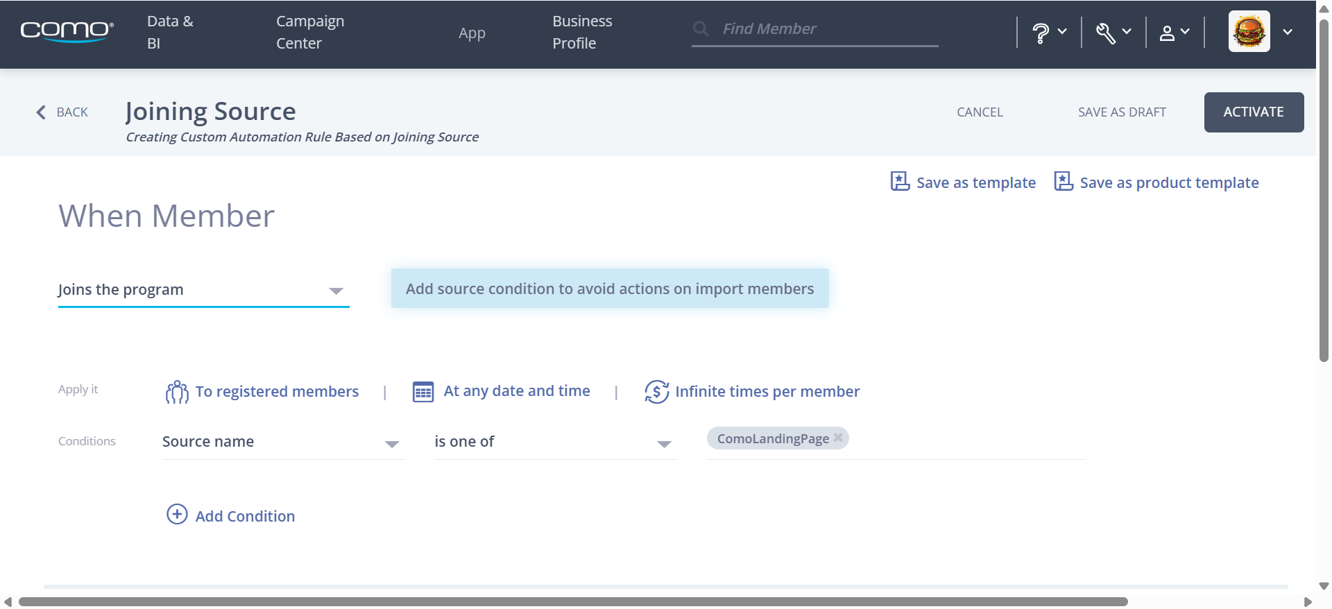 Creating Custom Automation Rule Based on Joining Source.png