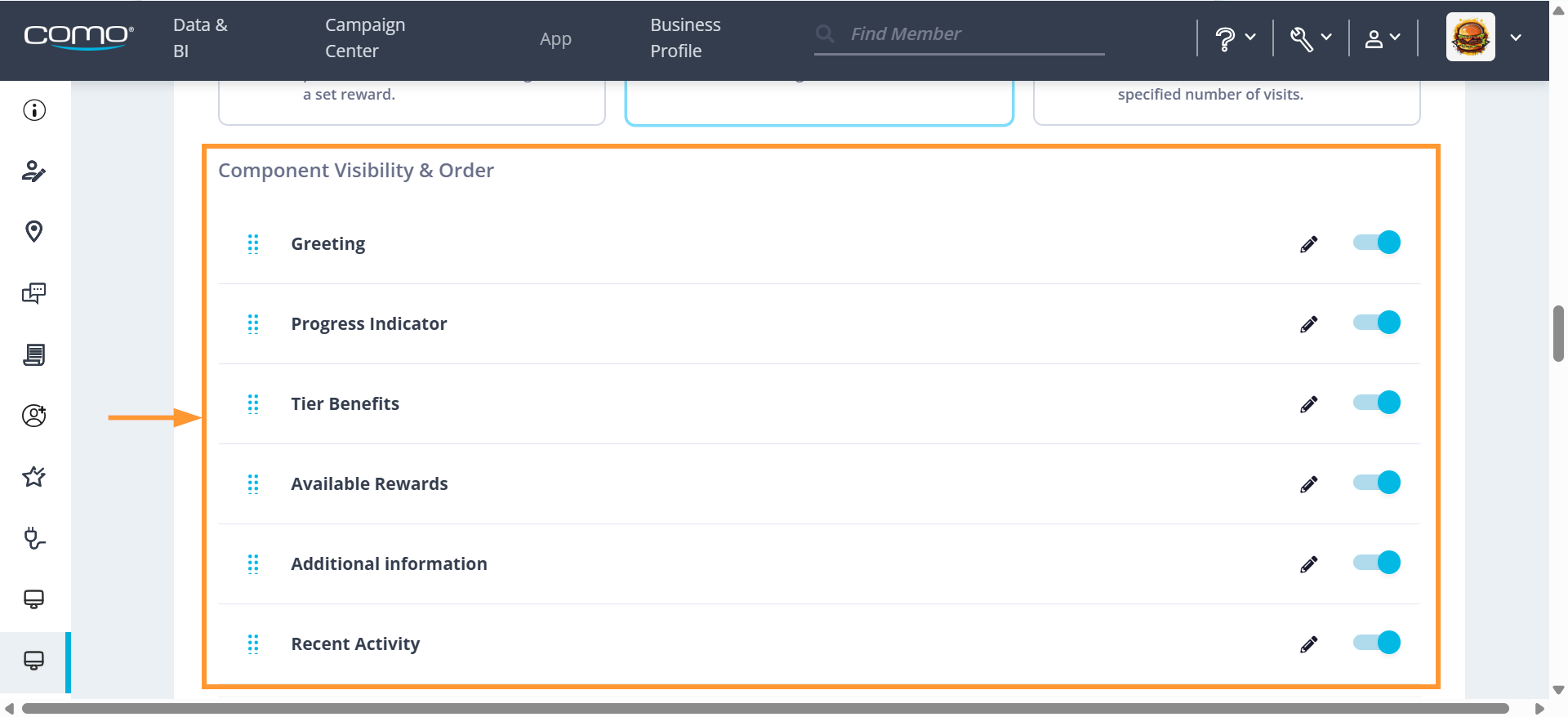 Component Visibility & Order - 6 Widgets View with Tier Benefits.png