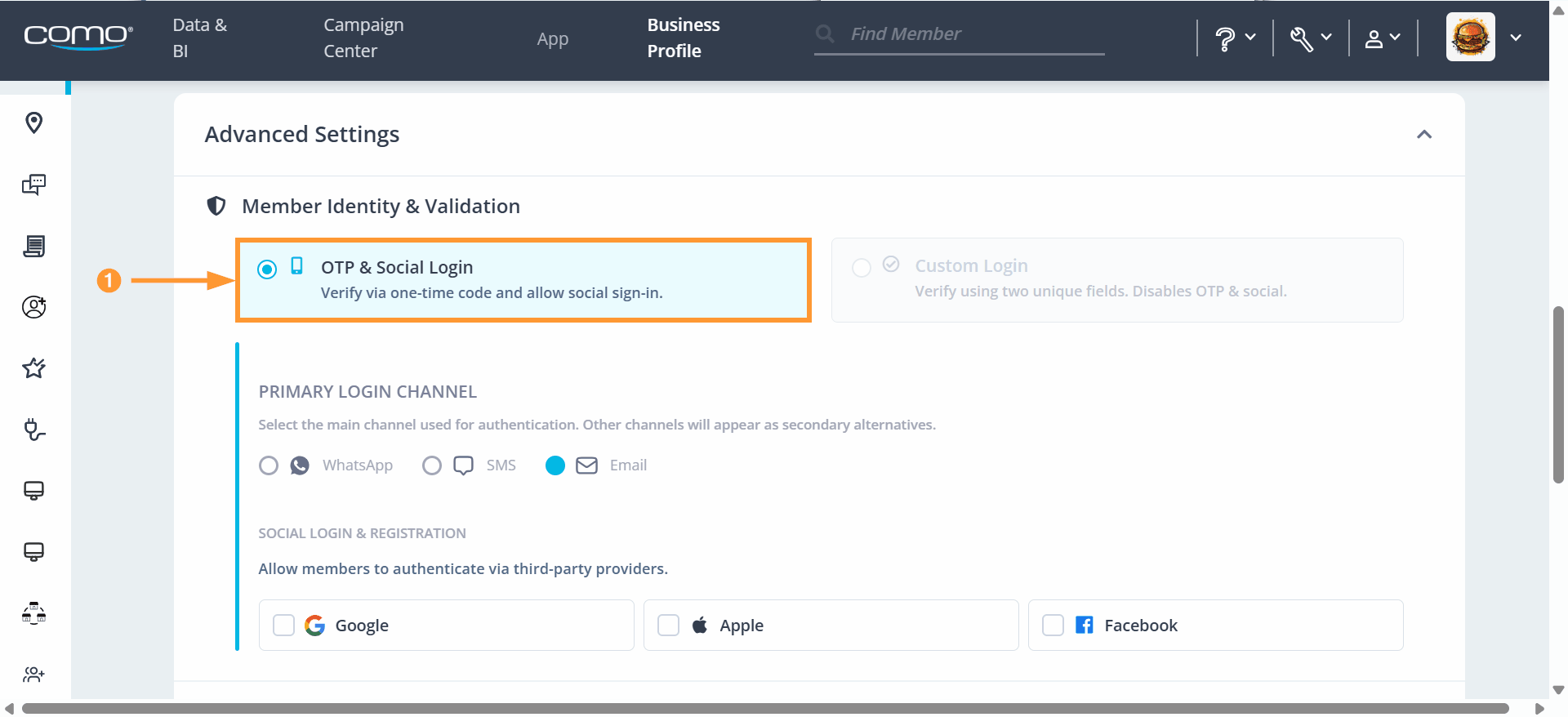 Step 2 - Enable Social Providers.gif