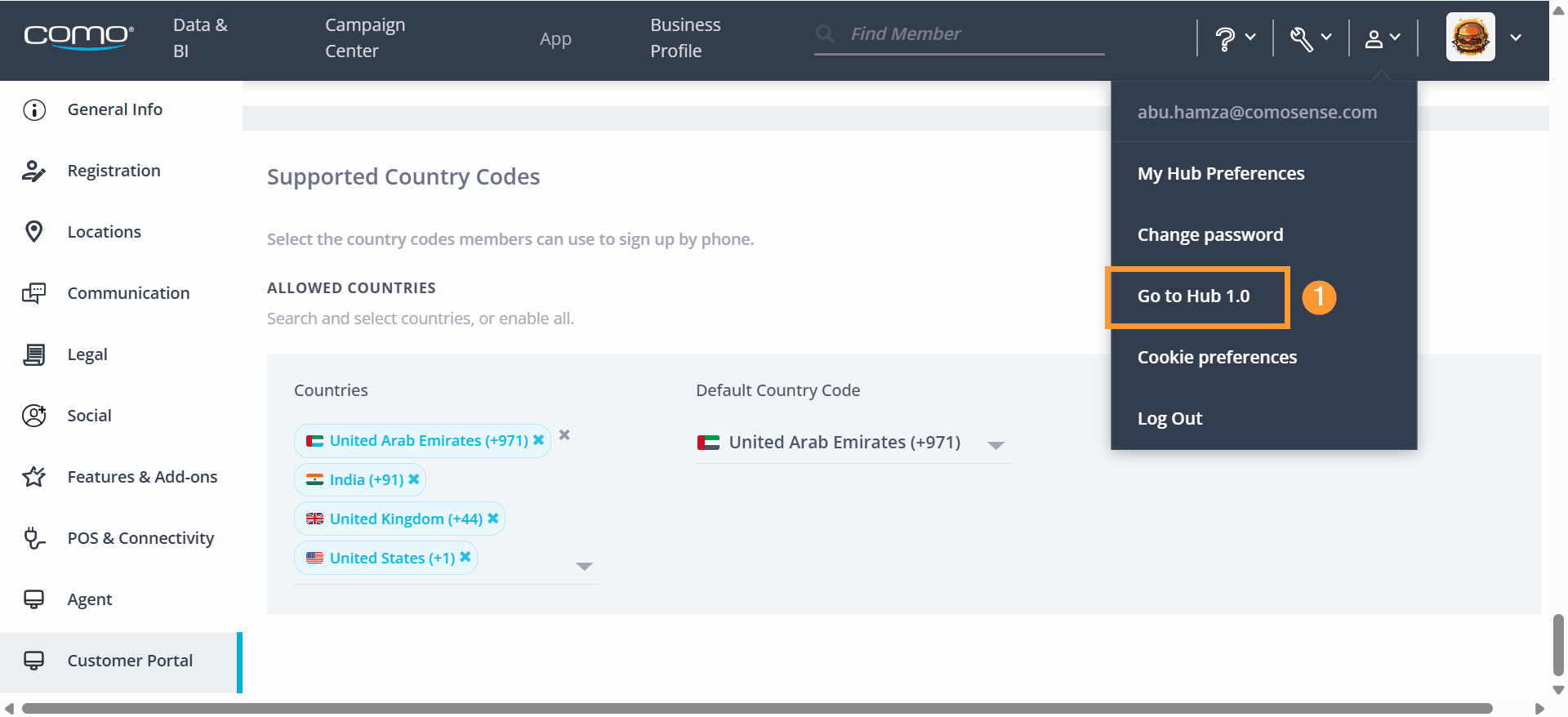 Country Code Selector Login & Unified Login.gif